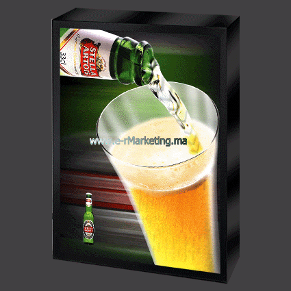 Animation lumineuse publicitaire Une animation publicitaire lumineuse