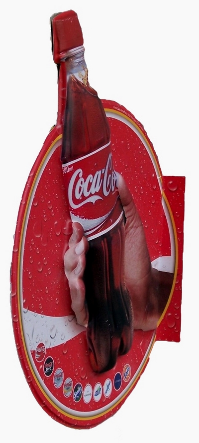 thermoformage presentoir-plastique-stop-rayon-Coca-Cola